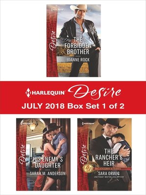 cover image of Harlequin Desire July 2018--Box Set 1 of 2